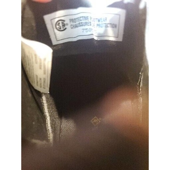 TERRA Men's Murphy Composite Toe Plate Slip-On Work Boot Brown 11 - Picture 4 of 6